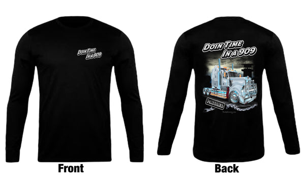 Doin Time in a 909 long sleeve T-shirt
