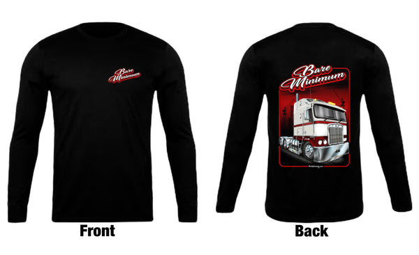 “Bare minimum” Kenworth cabover long sleeve T-shirt