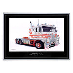 Kenworth Cabover  A1 framed PRINT