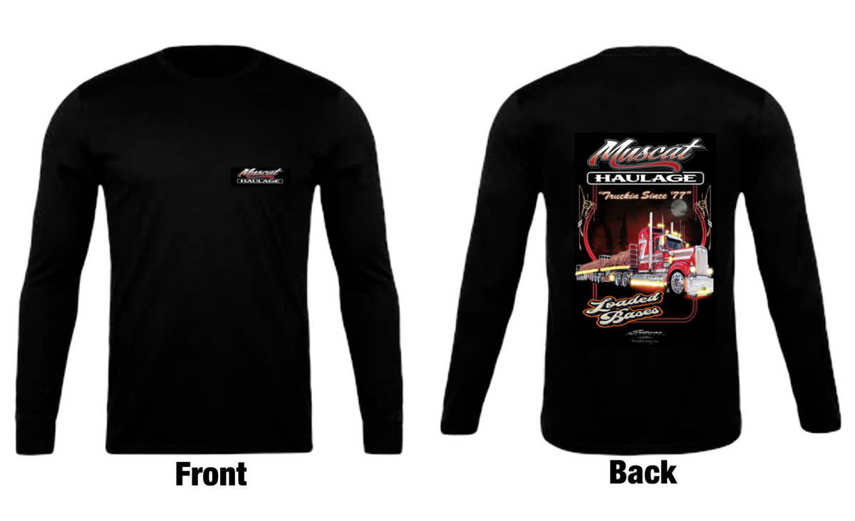 Muscat haulage 900 legend long sleeve T-shirt - LOADED BASES ...